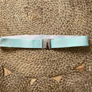 New Tiki Outdoor Mint Green/Turquoise Belt with Silver Buckle